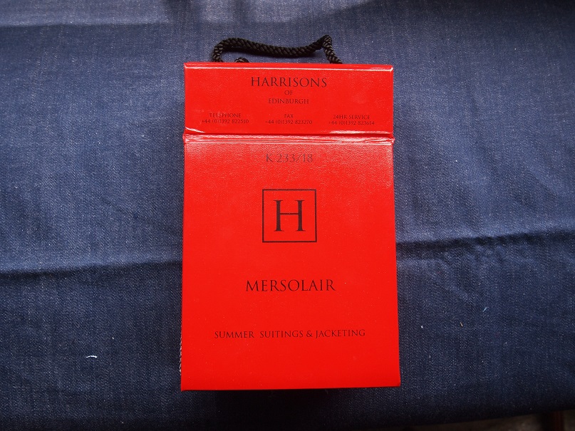 Harrisons of Edinburgh mersolair ハリソンズ　メルソレア　オーダースーツ