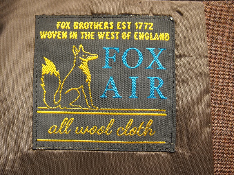 オーダースーツ　FOX BROTHERS FOX AIR