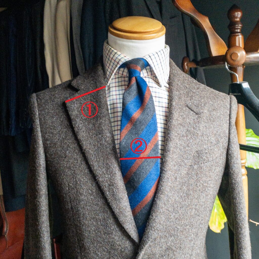 トラックストライプのスーツ|フィボナッチ紳士洋品店-墨田区の紳士服 