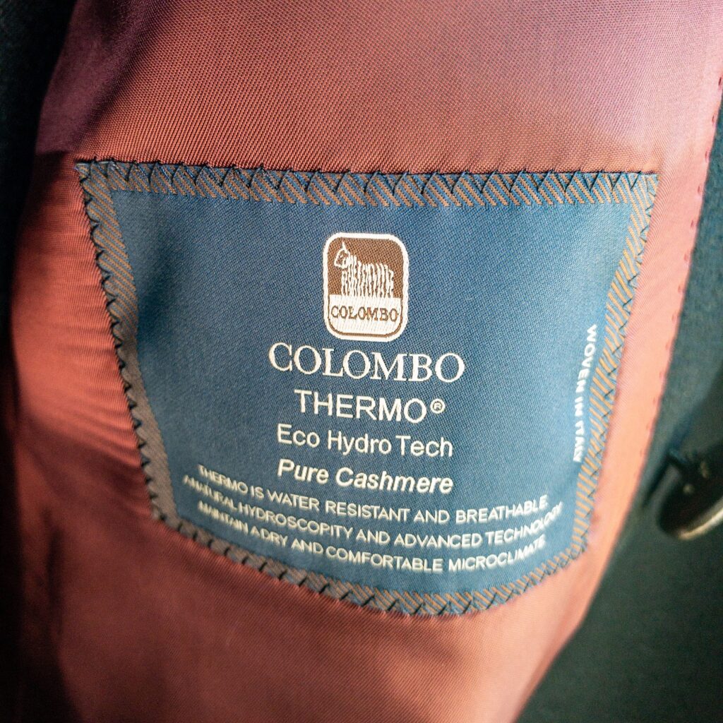 COLOMBO cashmere POLO COAT