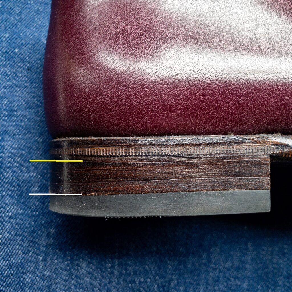 革靴修理の目安