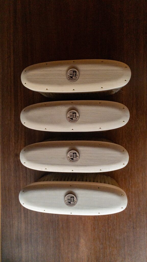 Hand-made clothes brush made in Japan