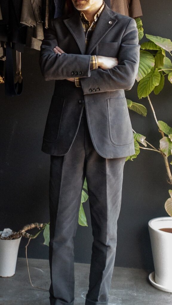 Brisbane Moss Moleskin Suit