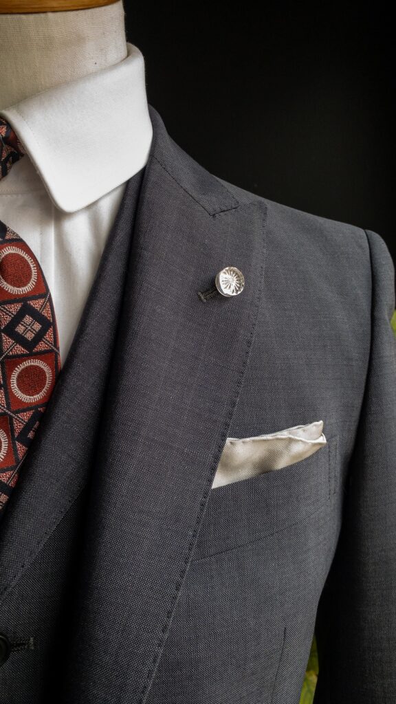 Wool-mohair blend suit