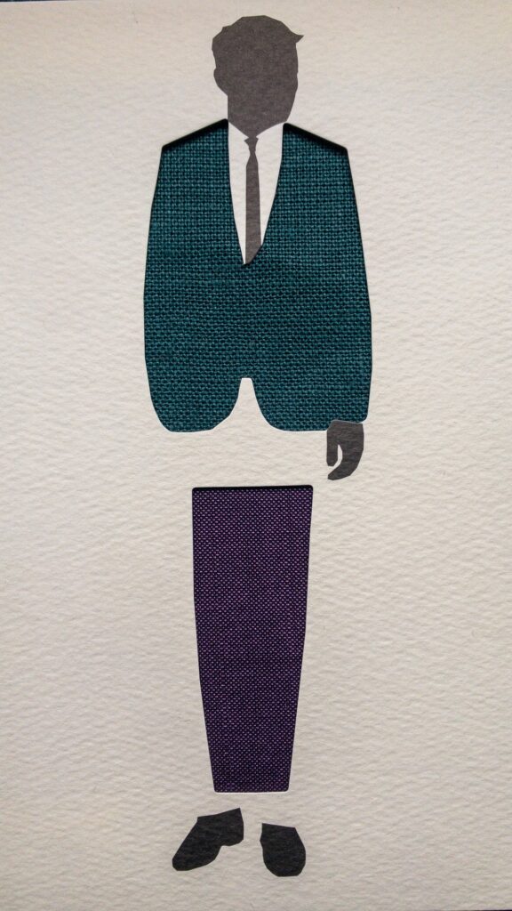 紺丹緑紫のコーディネート