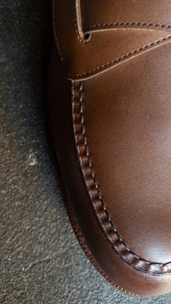 バタフライローファー　スキンステッチ(ライトアングルステッチ)