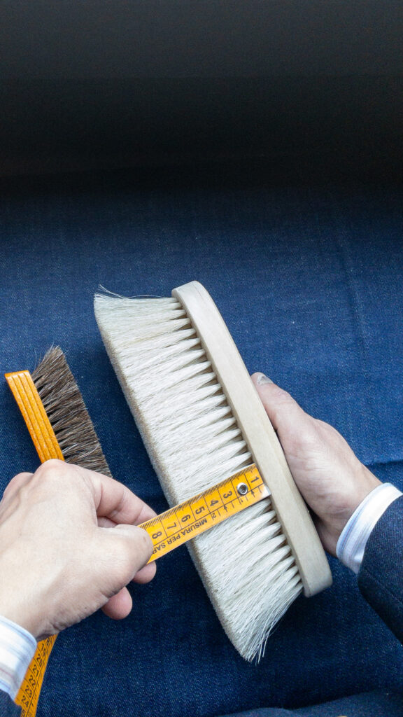 Clothes brush made by Hirano