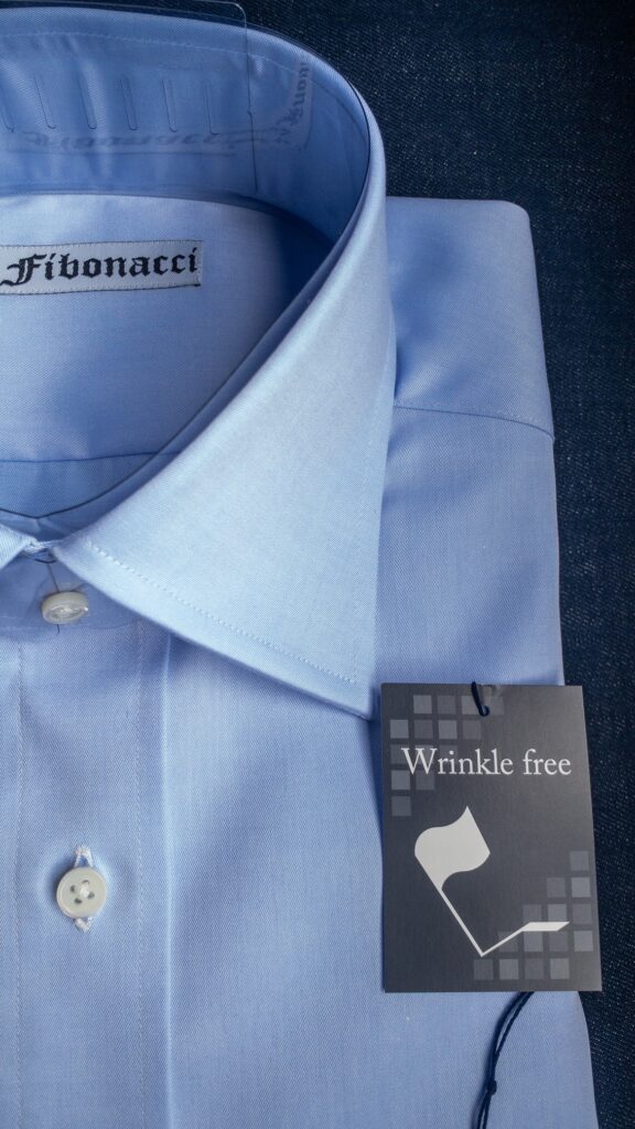 シャツ リンクルフリー素材