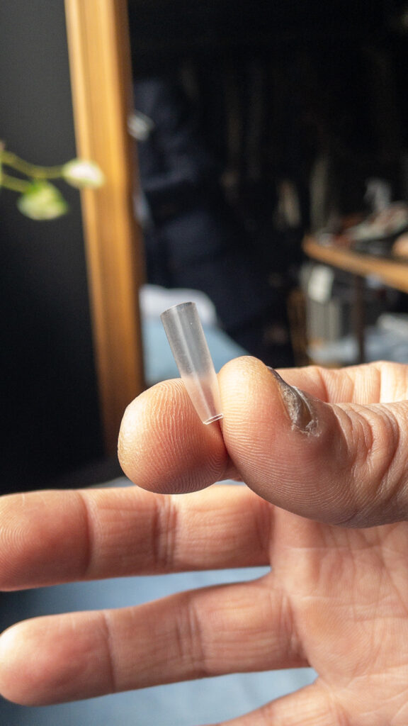 靴紐　修理　熱収縮チューブ