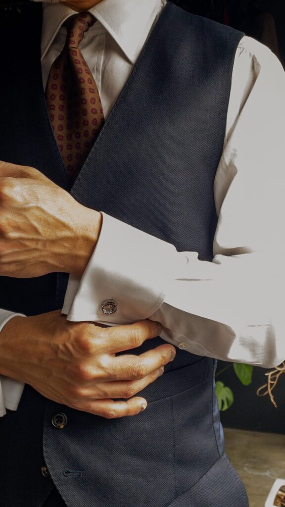 堀口切子 三代秀石 カフリンクス